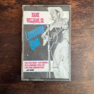 Hank Williams Sr. Lonesome Blues Cassette‎ Tape 1992 Compilation Country Music